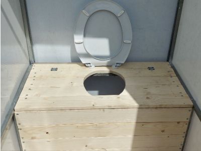 Туалет дачный из поликарбоната СПР фото 3